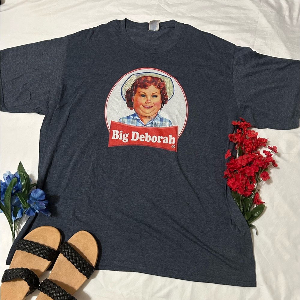 “Big Deborah” Women’s Grey Plus Size Tee